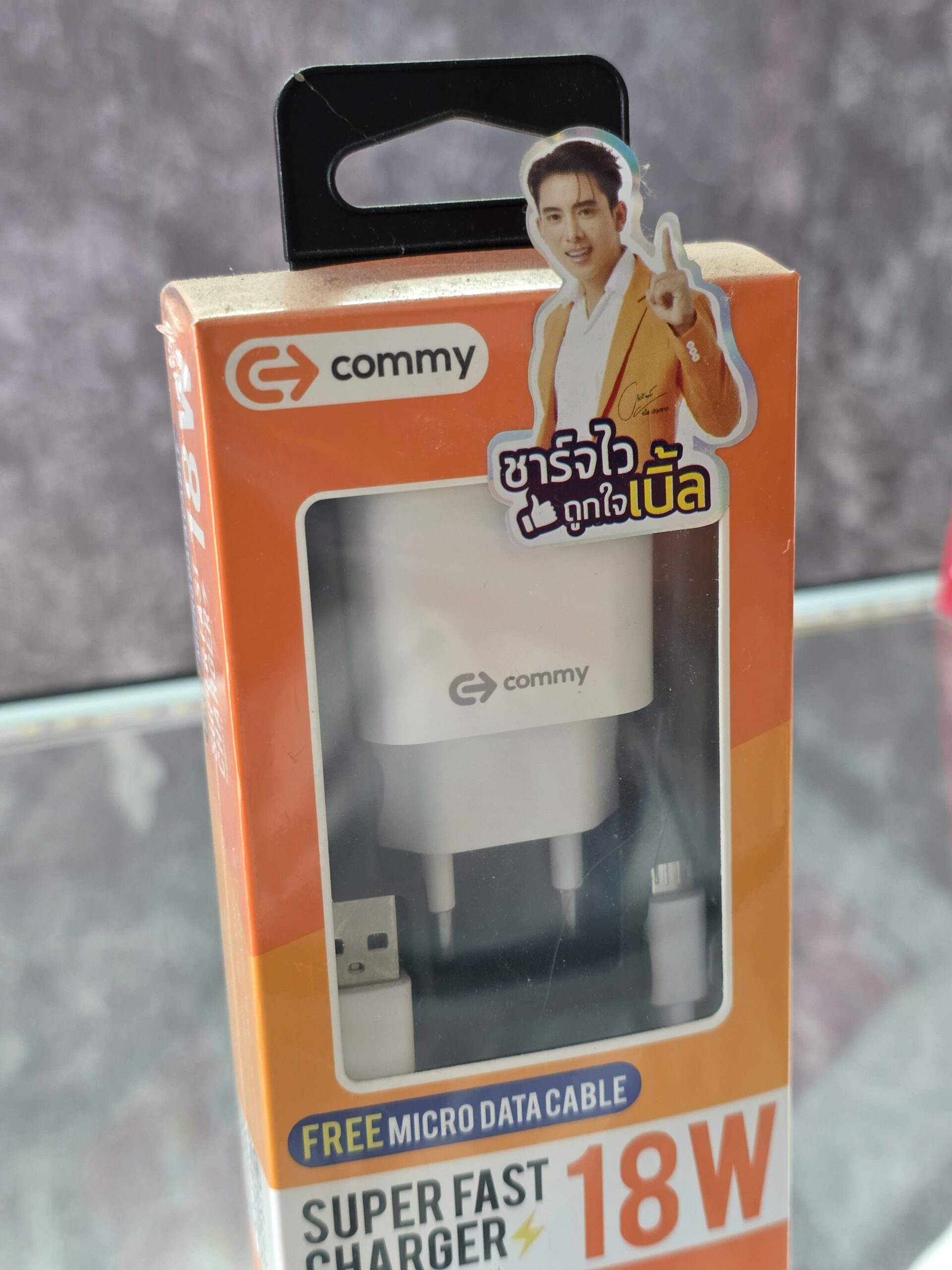 Commy AD-E0006 Fast Charger Set 18W USB-A (QC3.0) Micro USB