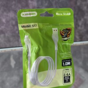 X-RHIND S17 Micro to USB Data Cable 2.4A 1M (Fast Charge)